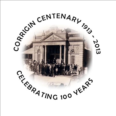 Corrigin History - Corrigin Centenary 1913-2013 Logo