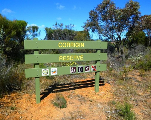 Parks and Reserves - Corrigin Nature Reserve Sign - Entrance