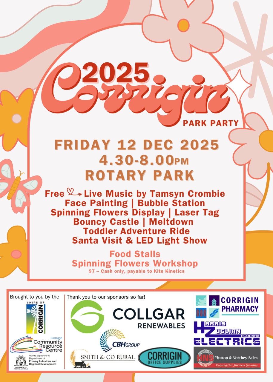 Corrigin Park Party