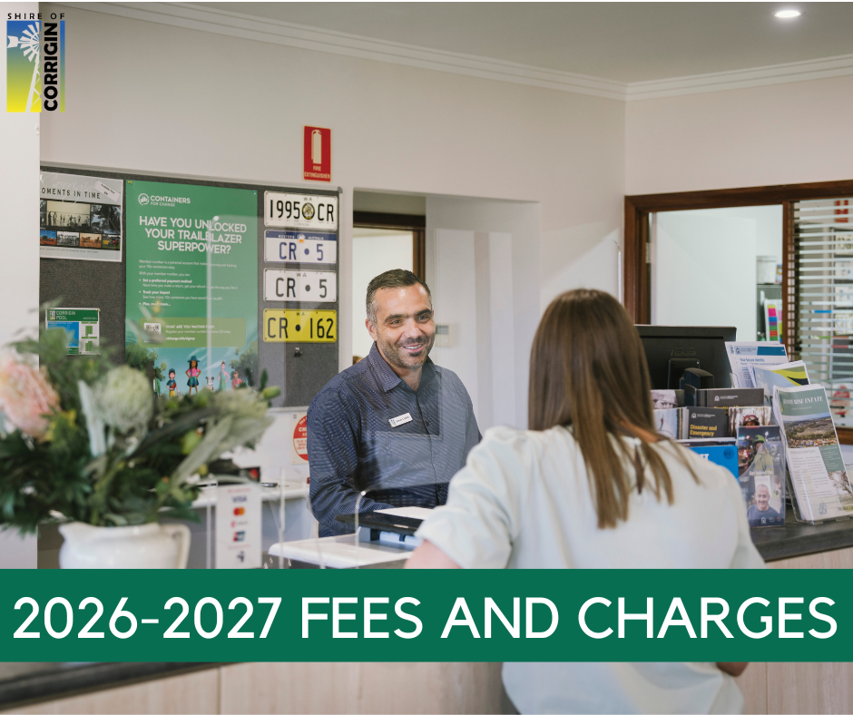 Notice of Adoption of 26-27 Fees and Charges