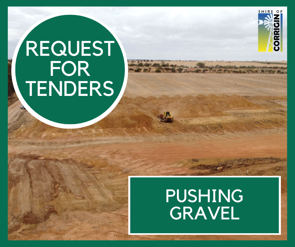 Request for Tender - Pushing Gravel